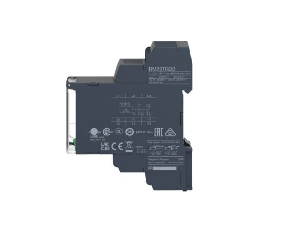 Valvontareleet 208, 208 - 480, 480 V/DC, V/AC 2 x kytkin Schneider Electric RM22TG20 1 kpl 1 kpl