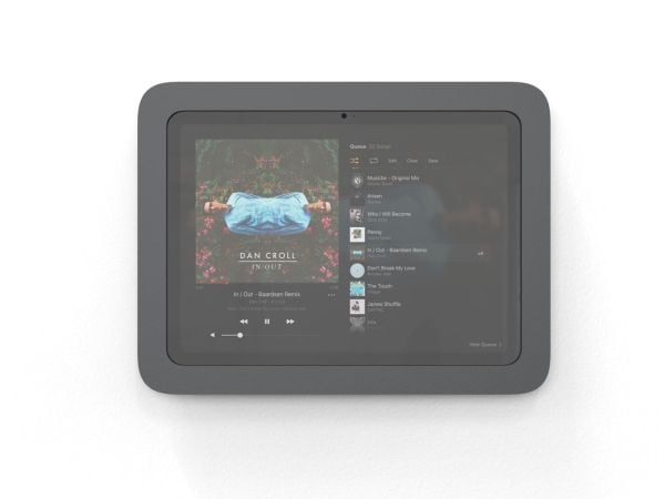 Heckler Wall Mount MX - Monteringssett (veggmontering) - lav profil - for nettbrett - stål - gråsvart - for Apple 10.9-inch iPad Wi-Fi (10. generas...