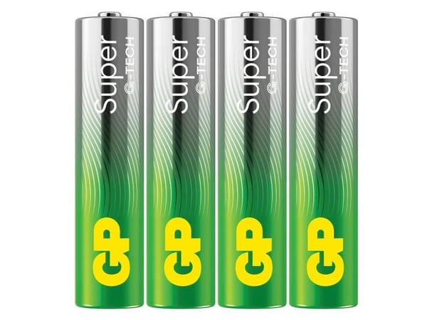 GP Super Alkaline - Batteri AAA / LR03 - Alkaline