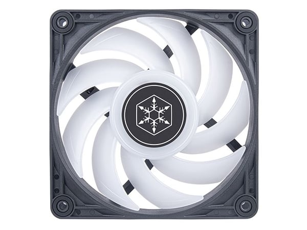 Silverstone VISTA 120 ARGB, Vifte, 12 cm, 2000 RPM, Sort