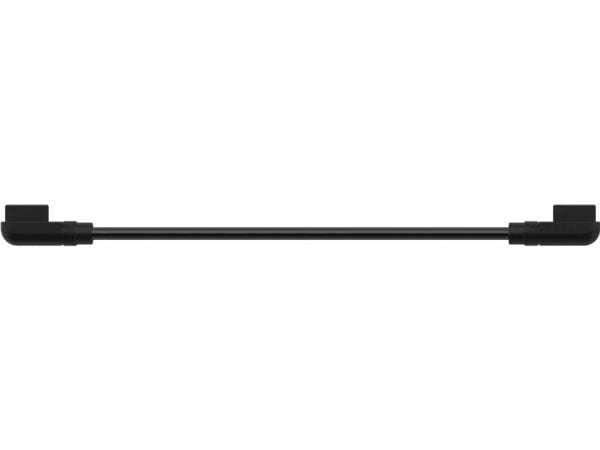 Corsair iCUE LINK - Strøm/data-kabel - CORSAIR iCUE link vinklet til CORSAIR iCUE link vinklet - 13.5 cm - svart (en pakke 2)