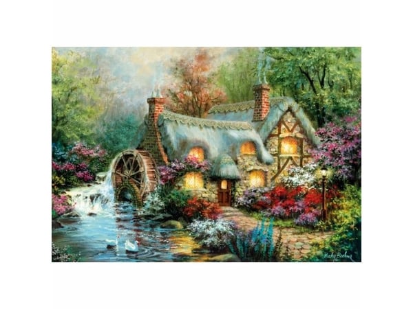Clementoni High Quality Collection Country Retreat, 1500 stk, Kunst, 18 År