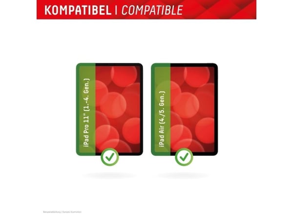 Displex TABLET PAPERSENSE für iPad Pro 11'' (1./2./3./4. Gen.)/Air (4./5. Gen.) - wiederablösbare Schreibfolie und Zeichenfolie mit Paper Feeling (...