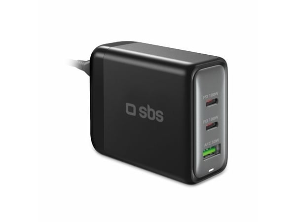 SBS TECHGSTUSB2C100W, Innendørs, AC, Svart