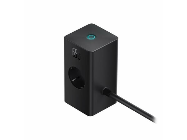 Baseus PowerCombo, Sisätila, AC, 0,8 m, musta