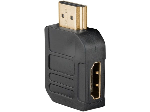 Goobay 65745, HDMI Type A (Standard), HDMI Type A (Standard), Hunkjønn, Hankjønn, Gull, 7860 x 4320 piksler