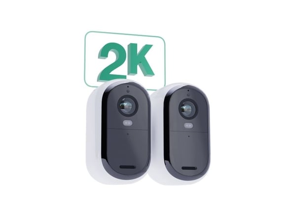 Arlo Essential - Nettverksovervåkingskamera - innendørs, utendørs - værbestandig - farge (Dag og natt) - 4 MP - 2560 x 1440 - lyd - trådløs - Wi-Fi...