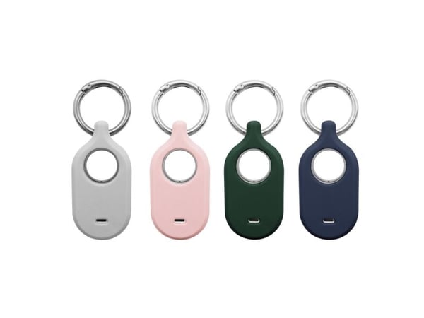 4smarts 540996, Ask, Blå, Grön, Rosa, Vit, Samsung, Metall, Silikon, Stötsäker, Reptålig, Stöttålig, Samsung Galaxy SmartTag2