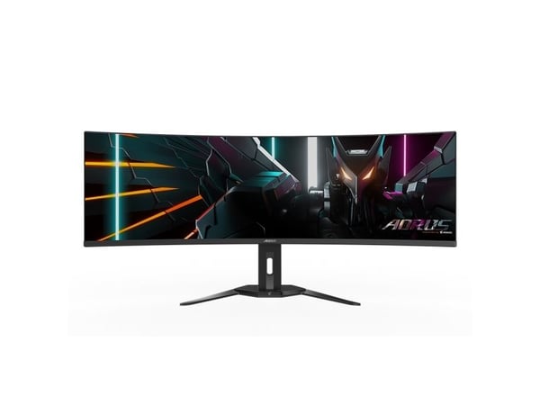 GIGABYTE AORUS CO49DQ, 124,5 cm (49"), 5120 x 1440 piksler, Dual QHD, OLED, 0,03 ms, svart