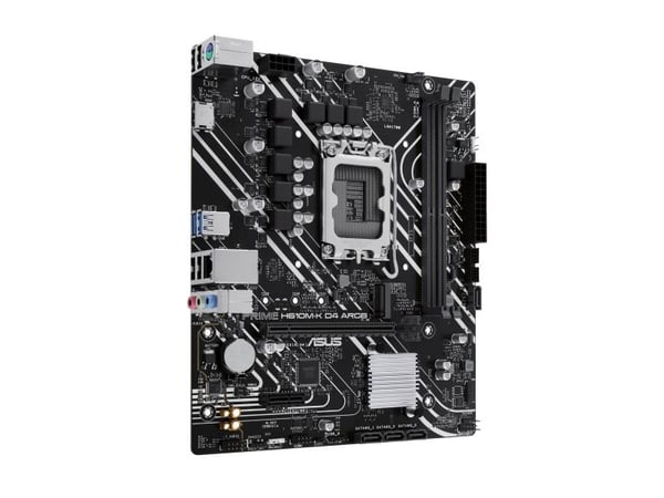 ASUS PRIME H610M-K D4 - Hovedkort - micro ATX - LGA1700-sokkel - H610 Chipset - USB 3.2 Gen 1 - Gigabit LAN - innbygd grafikk (CPU kreves) - HD-lyd...