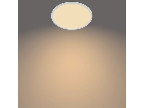 Philips Funktionell Supertunn taklampa 18 W, LED, Glödlampan/-lamporna kan inte bytas ut, 4000 K, 1700 LM, IP20, Vit