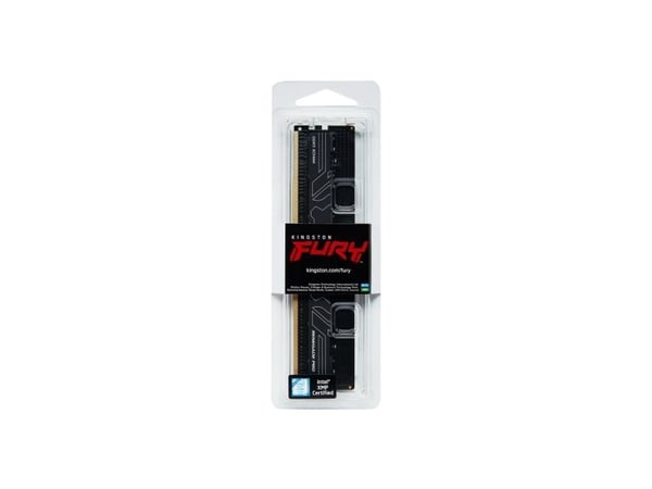 Kingston FURY Renegade Pro - DDR5 - modul - 32 GB - DIMM 288-pin - 6400 MHz / PC5-51200 - CL32 - 1.4 V - registrert - ECC - svart