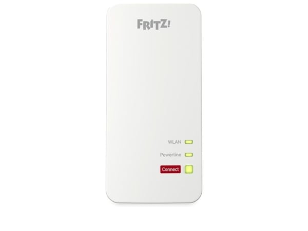 FRITZ!Powerline 1240 AX - Strømlinjeadapter 1GbE, HomePlug AV (HPAV) 2.0 - Wi-Fi 5, Wi-Fi 6 - 2,4 GHz - veggpluggbar