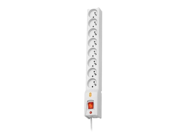 LESTAR LX 810 - Strømstødsbeskytter - AC 230 V - 2300 Watt - output-stikforbindelser: 8 - grå
