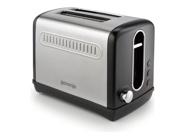 Gorenje T1100CLBK - Brødrister - 2 skive - 2 Spor - svart