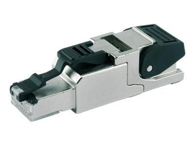 Telegärtner J00026A2001, RJ-45, Musta, Hopea Telegärtner J00026A2001, RJ-45, Musta, Hopea