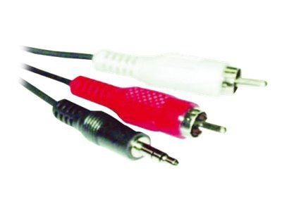MicroConnect - Lydkabel - RCA hann til mini-phone stereo 3.5 mm hann - 10 m