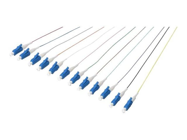 DIGITUS Professional - Grisehale - LC-enkeltmodus (hann) - 2 m - fiberoptisk - 9 / 125 micron - OS2 - grå, svart, hvit, blå, gul, rød, grønn, brun,...