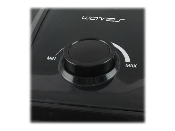 Waves WM-107165 - Vaffelmaskin - 1.3 kW - svart