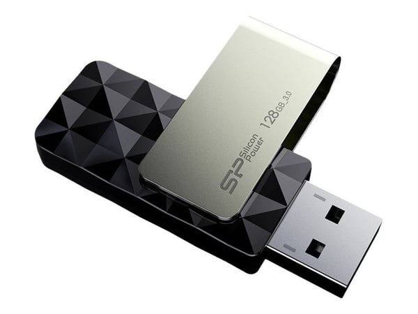 SILICON POWER Blaze B30 - USB flash-enhet - 128 GB - USB 3.0 - svart