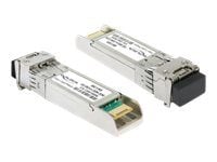Delock - SFP+ sändar/mottagarmodul - 10GbE - 10GBase-SR - LC multiläge - upp till 300 m - 850 nm - för P/N: 89475