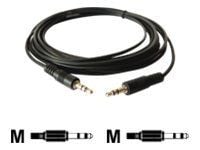 Kramer A35M Series C-A35M/A35M-3 - Ljudkabel - mini-phone stereo 3.5 mm hane till mini-phone stereo 3.5 mm hane - 91 cm - skärmad - formpressad