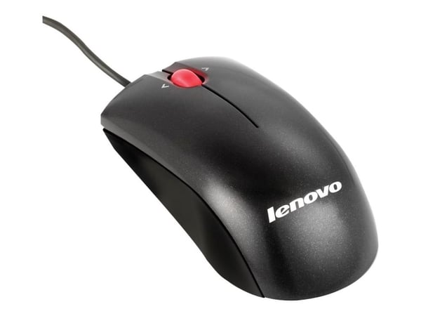 Lenovo - Mus - optisk - 3 knapper - kablet - USB - ASM