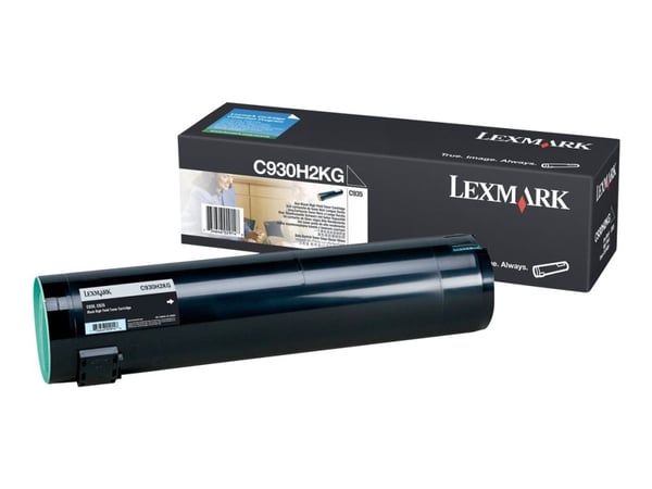 Lexmark C930H2KG, 38000 sivua, Musta, 1 kpl