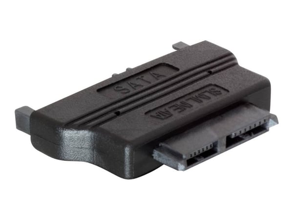 DeLOCK adapter SATA+ström(15+7) - Slim SATA+ström(7+6), ha-ho, svart