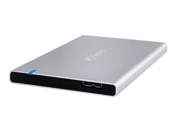 FANTEC ALU-7MMU3 - Lagringskapsel - 2,5" - SATA 6Gb/s - USB 3.0 - sølv