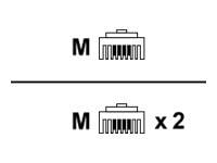 Unify Y-Cable - Nettverksplitter - RJ-45 (hann) til RJ-45 (hann)