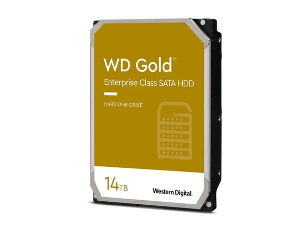 WD Gold WD142KRYZ - Harddisk - Enterprise - 14 TB - intern - 3.5" - SATA 6Gb/s - 7200 rpm - buffer: 512 MB
