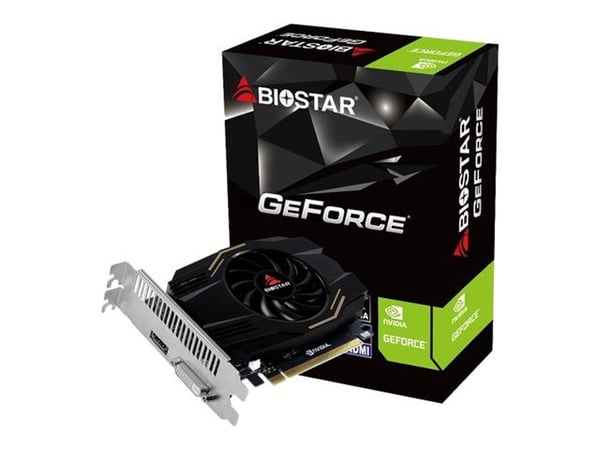 Biostar VN1034TB46 Ver. GT1030 - Grafikkort - GF GT 1030 - 4 GB DDR4 - PCIe 4.0 x16 - DVI, HDMI