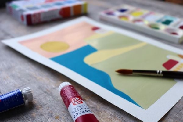 Talens Gouache Extra Fine blandningsset | 5 x tuber