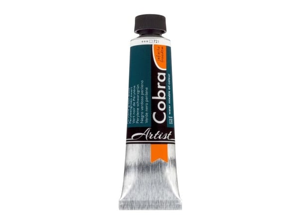 Cobra Artist vattenblandbar oljefärg tub Perylene Green Black 721