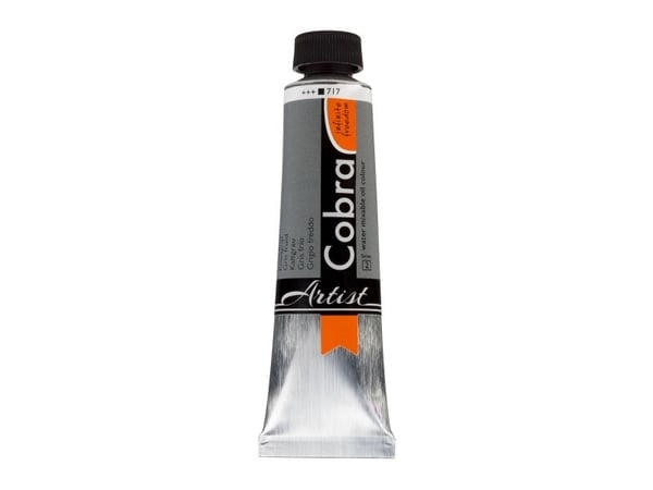 Cobra Artist vannblandbar oljefarge tube Permanent Violet Medium 537