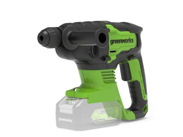 Greenworks 3803007, Nøkkelløs, Sort, Grønn, Børsteløs motor, 2,4 cm, 2 J, 1,3 cm
