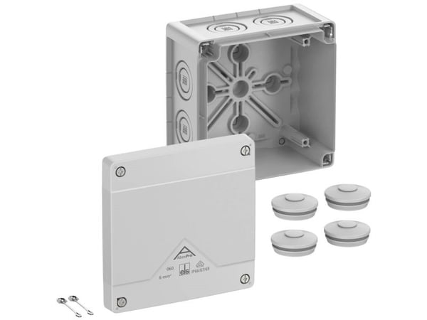 Spelsberg Abox Pro 060-L Jakorasia (P x L x K) 127 x 127 x 75 mm Harmaa IP66, IP67, IP69 1 kpl