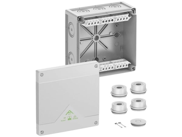Spelsberg Abox 160-16² Jakorasia (P x L x K) 182 x 182 x 90 mm Harmaa IP55, IP66 1 kpl