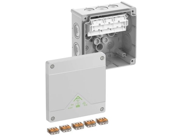 Spelsberg Abox SL-4² Jakorasia (P x L x K) 127 x 127 x 70 mm Harmaa IP66 1 kpl