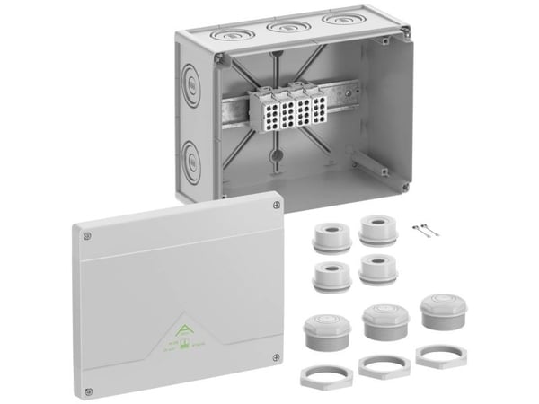 Spelsberg Abox HA 250 Jakorasia (P x L x K) 202 x 252 x 120 mm Harmaa IP54, IP66 1 kpl