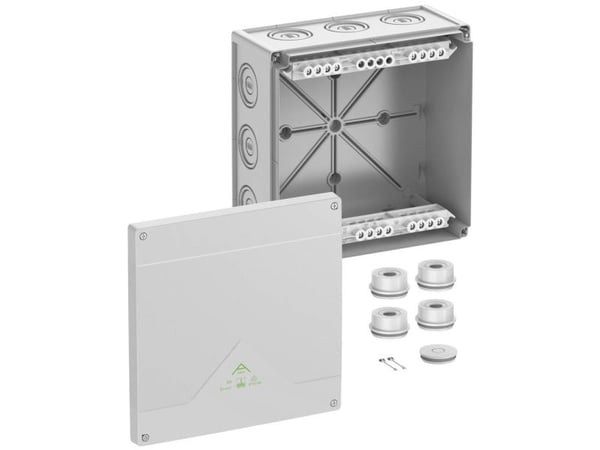 Spelsberg Abox 350-35² Jakorasia (P x L x K) 252 x 252 x 120 mm Harmaa IP55, IP66 1 kpl