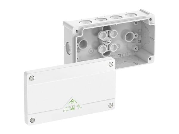 Spelsberg Abox 025/2-L/w förgreningsdosa (L x B x H) 87 x 152 x 52 mm vit IP66 1 st