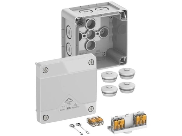 Spelsberg Abox Pro SLK-2.5² Jakorasia (P x L x K) 92 x 92 x 60 mm Harmaa IP66, IP67, IP69 1 kpl