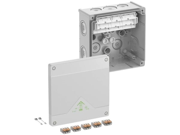 Spelsberg Abox SLK-6² Jakorasia (P x L x K) 152 x 152 x 80 mm Harmaa IP66 1 kpl