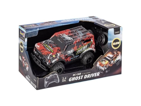 Revell Control 24683 Ghost Driver 1:22 RC-malliauto, aloittelijan malli Elektroniikka Road-malli valoefektillä