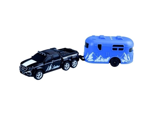 Mini RC-bil med campingvogn, Revell Control fjernstyrt minibil