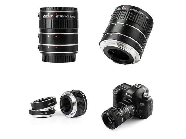 VILTROX DG-C, Canon EF,Canon EF-S, Sort, Metall, Plast, 123 g, 68 mm, 74 mm