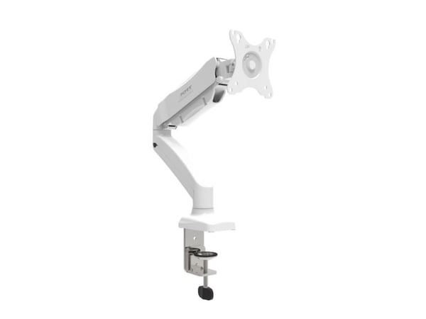 PORT - Monteringssett (justerbar monitorarm, skrivebordsklemmemontering, kausemontering) - justerbar arm - for LCD-skjerm - aluminium, plastikk, st...
