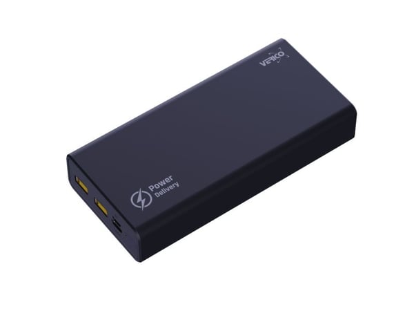 Verico Power Pro PD Powerbank 20000 mAh Power Delivery LiPo USB-A, USB-c™ Sort